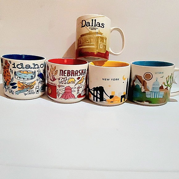 STARBUCKS LOT OF 5 STATE & CITY MUGS. YOU ARE HERE & BEEN THERE SERIES COLLECTIO - Picture 15 of 15